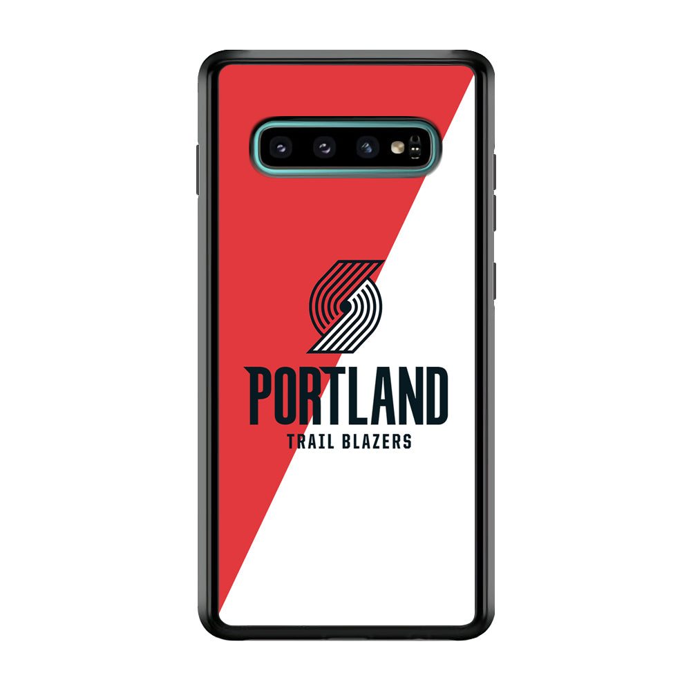 Portland Trail Blazers Team Two Colour Samsung Galaxy S10 Case