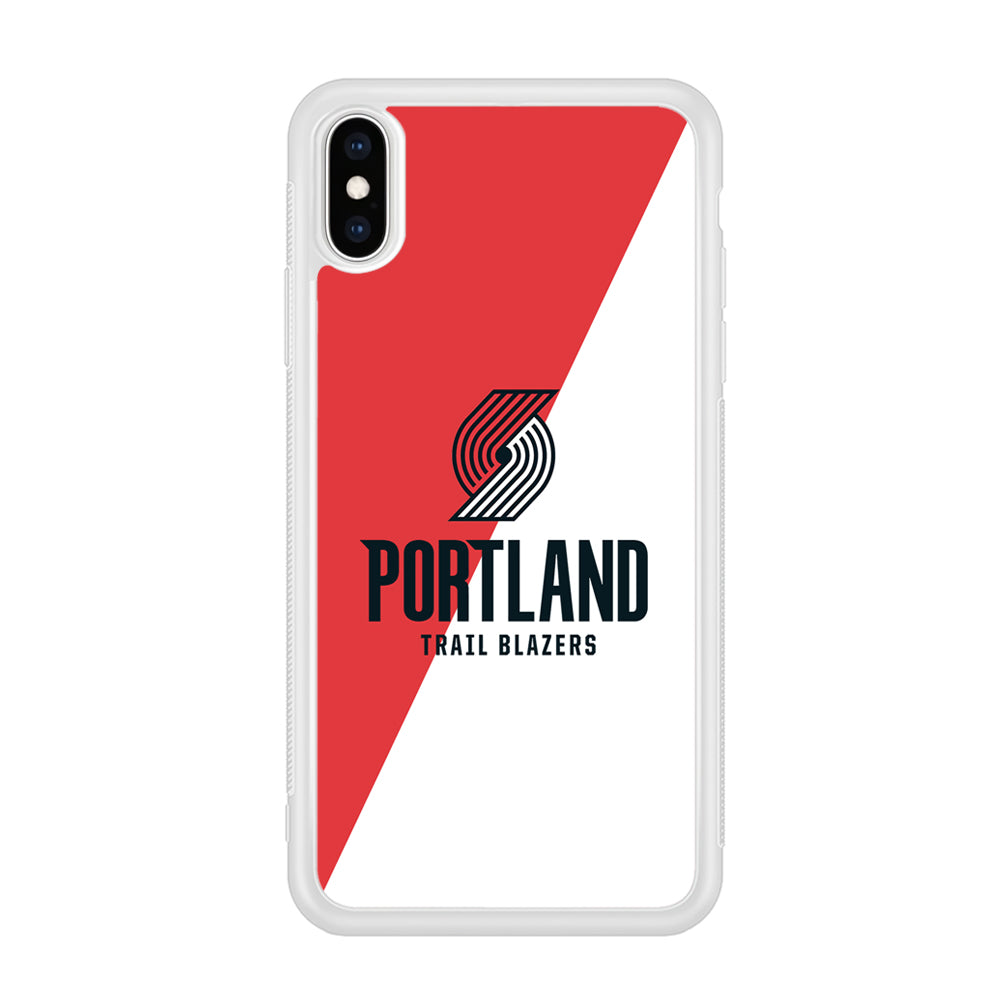 Portland Trail Blazers Team Two Colour iPhone X Case