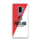 Portland Trail Blazers Team Two Colour Samsung Galaxy S9 Plus Case