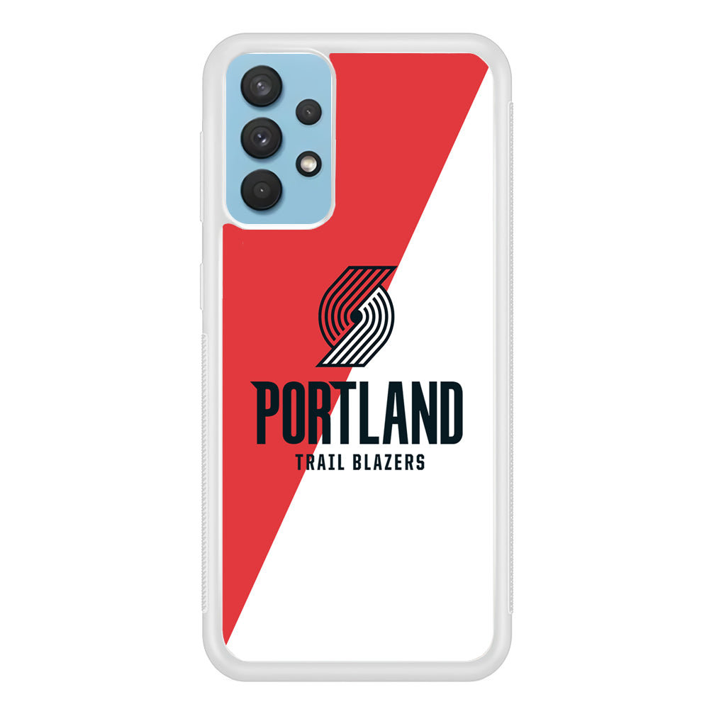 Portland Trail Blazers Team Two Colour Samsung Galaxy A32 Case