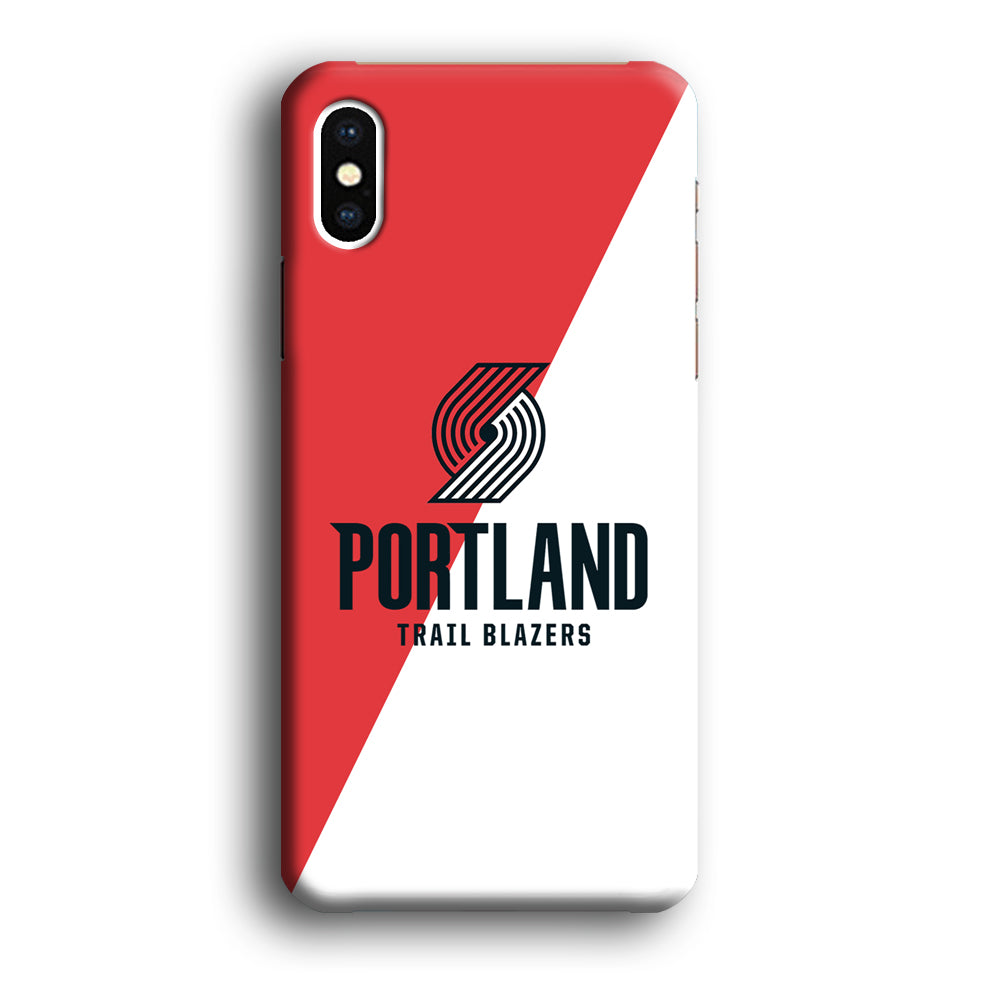 Portland Trail Blazers Team Two Colour iPhone X Case