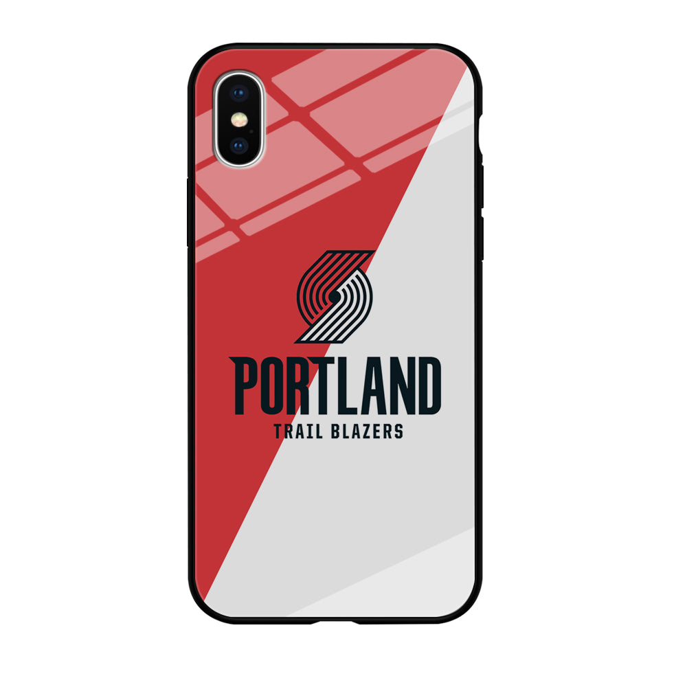 Portland Trail Blazers Team Two Colour iPhone X Case