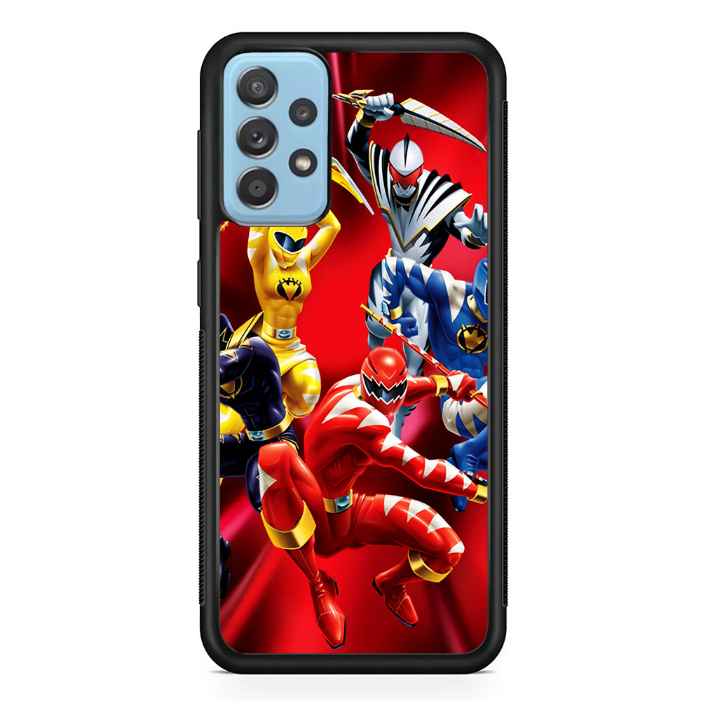 Power Rangers Dino Thunder Team Samsung Galaxy A72 Case