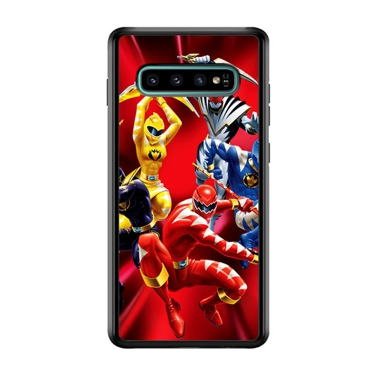 Power Rangers Dino Thunder Team Samsung Galaxy S10 Case
