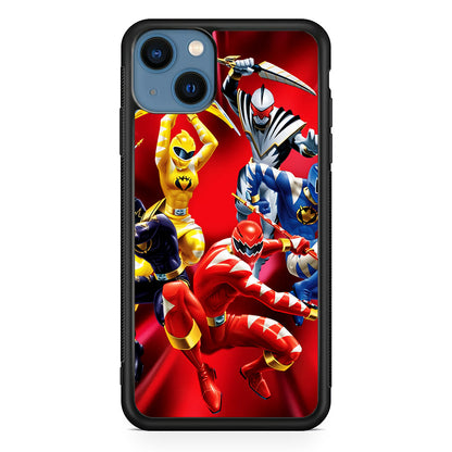 Power Rangers Dino Thunder Team iPhone 15 Case