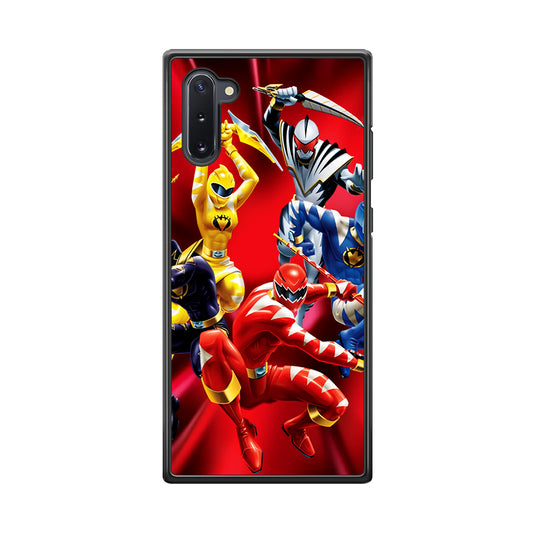 Power Rangers Dino Thunder Team Samsung Galaxy Note 10 Case