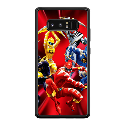 Power Rangers Dino Thunder Team Samsung Galaxy Note 8 Case