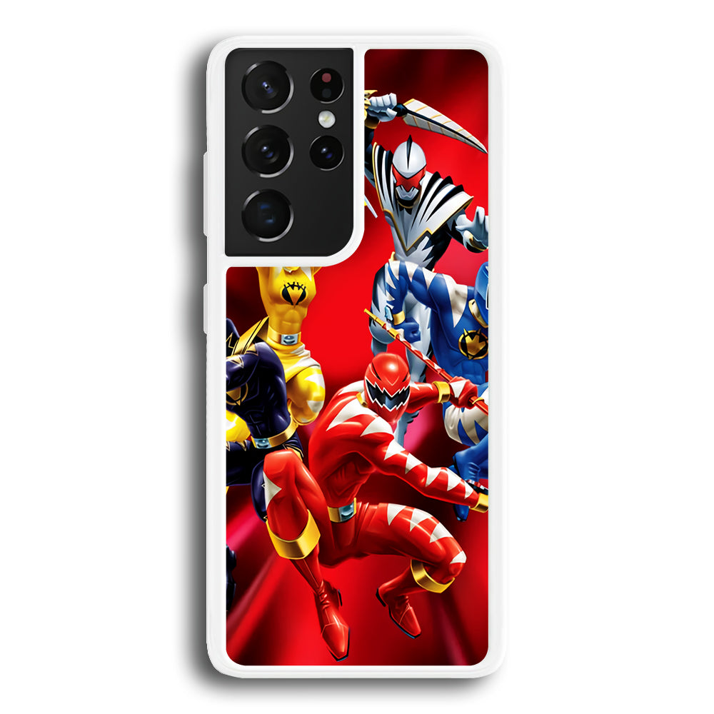 Power Rangers Dino Thunder Team Samsung Galaxy S21 Ultra Case