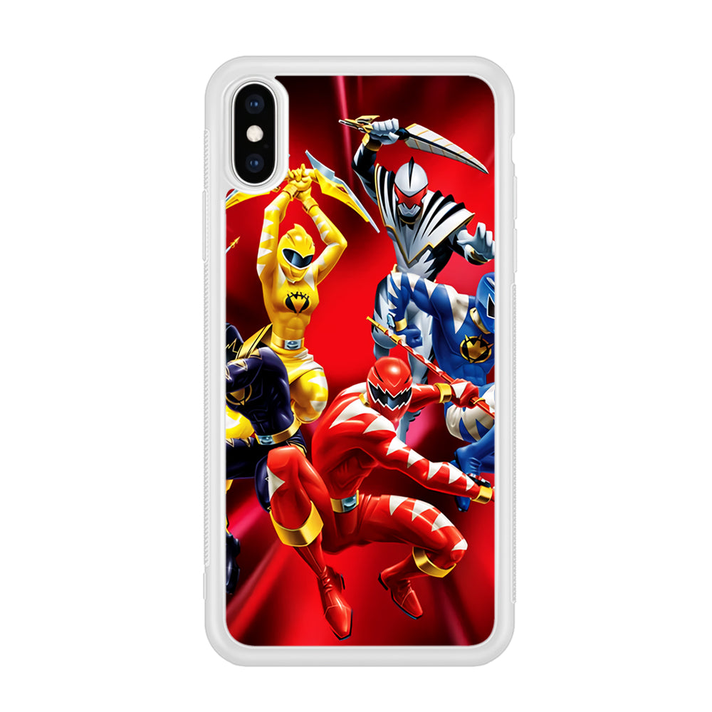 Power Rangers Dino Thunder Team iPhone X Case