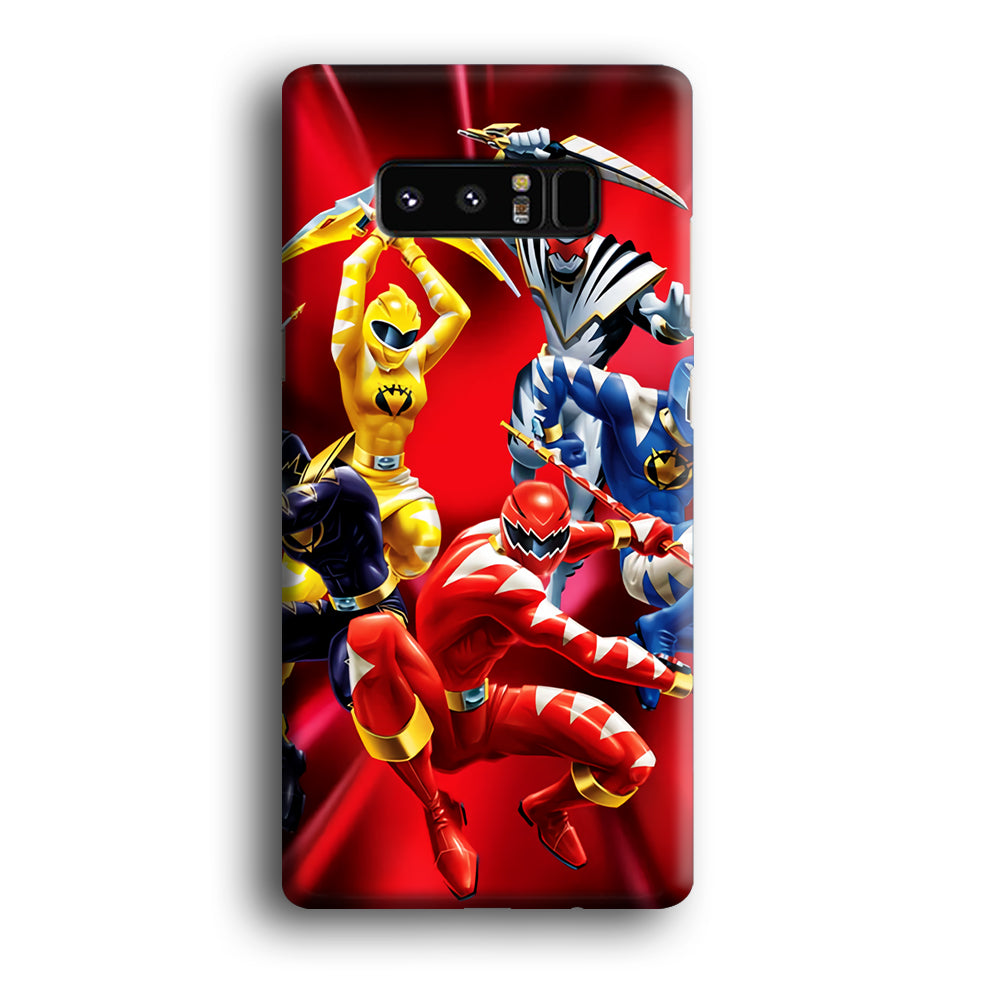 Power Rangers Dino Thunder Team Samsung Galaxy Note 8 Case