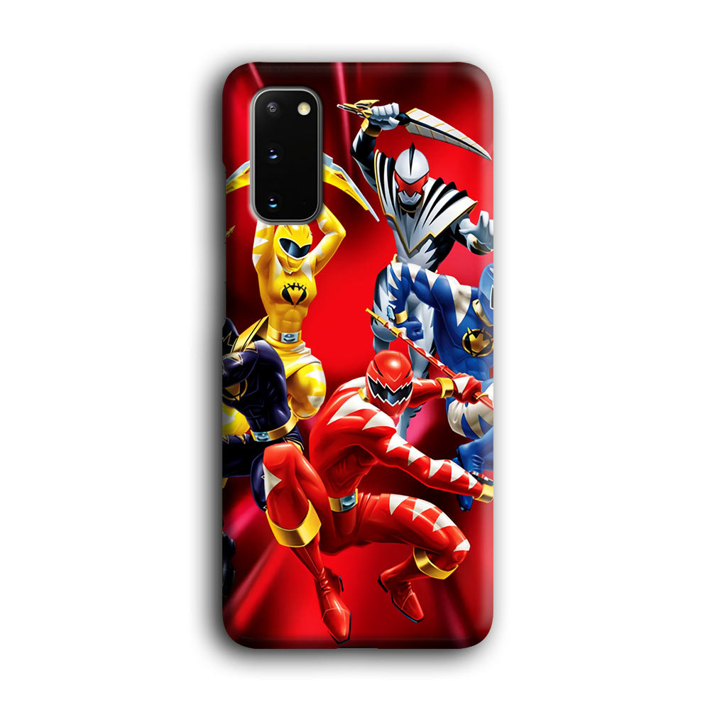 Power Rangers Dino Thunder Team Samsung Galaxy S20 Case