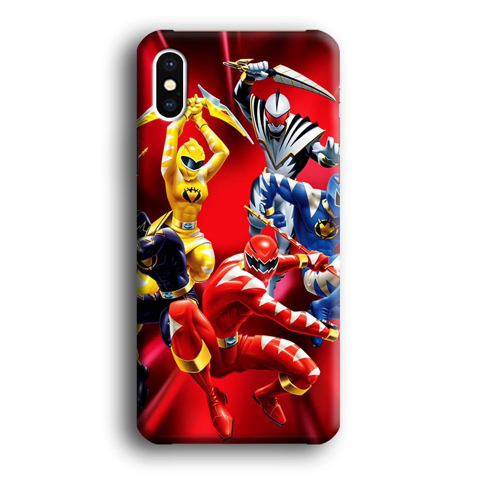 Power Rangers Dino Thunder Team iPhone X Case