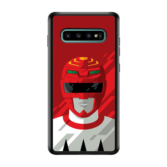 Power Rangers Red Leader Samsung Galaxy S10 Case