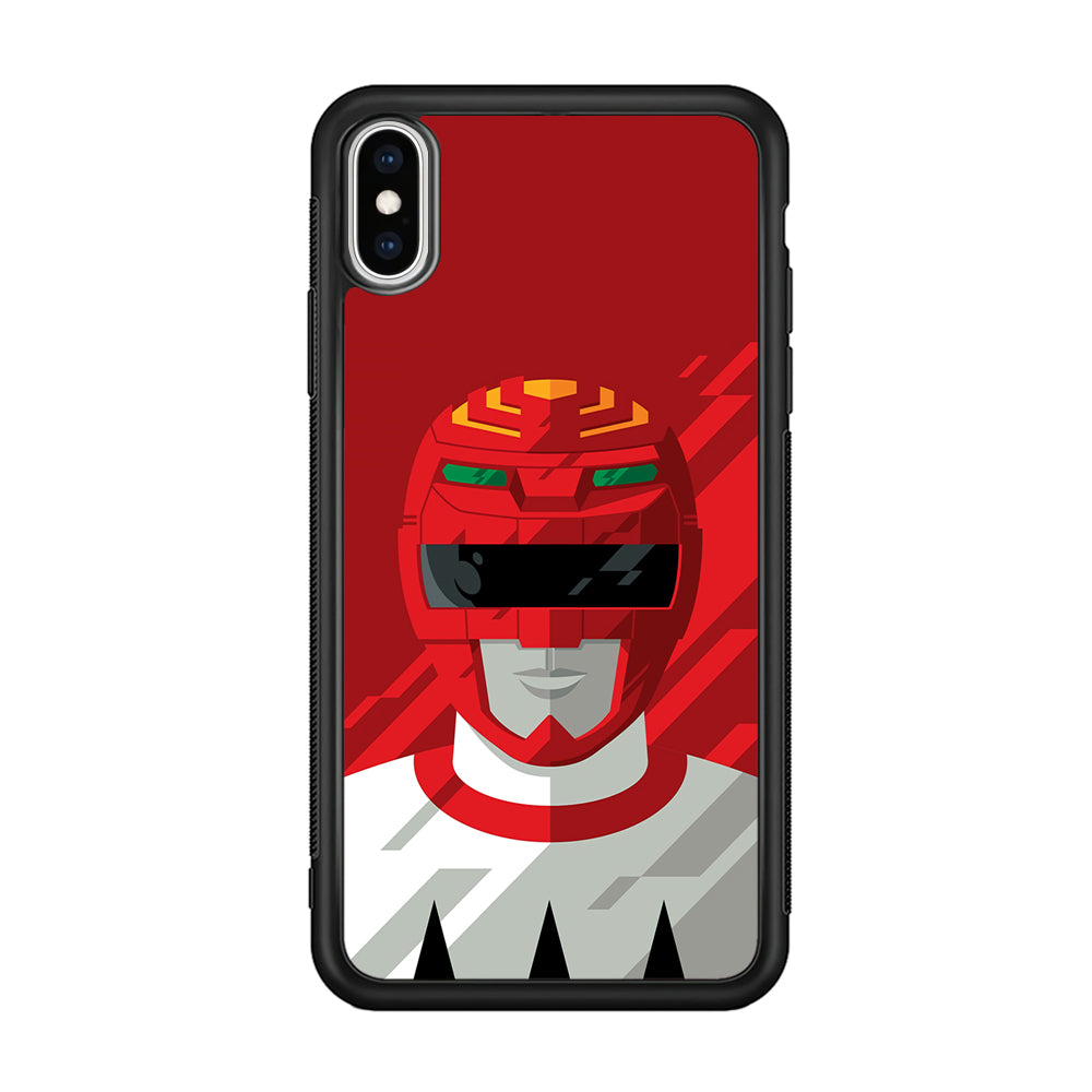 Power Rangers Red Leader iPhone X Case