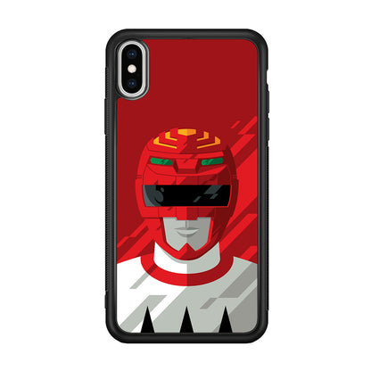Power Rangers Red Leader iPhone X Case