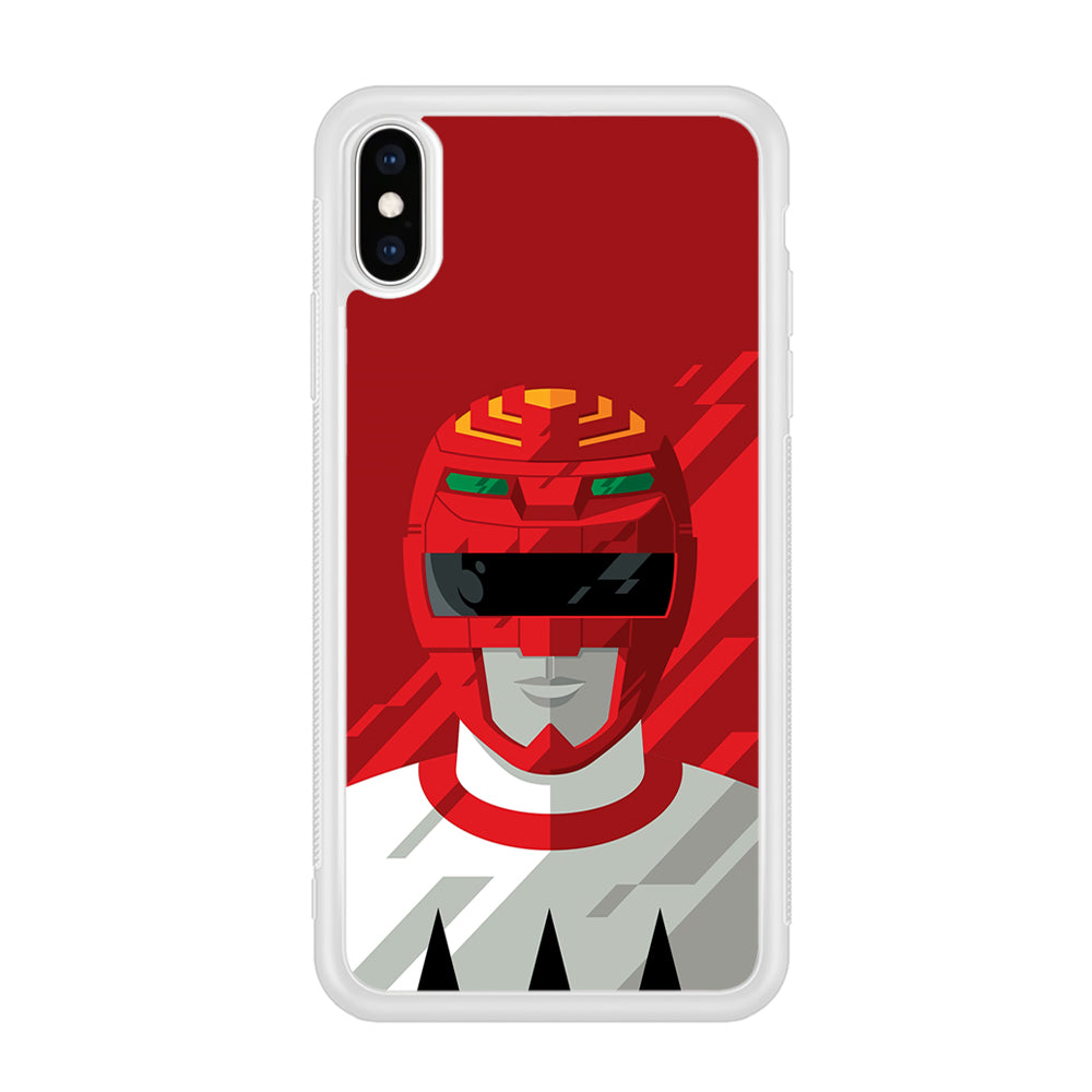 Power Rangers Red Leader iPhone XS Case