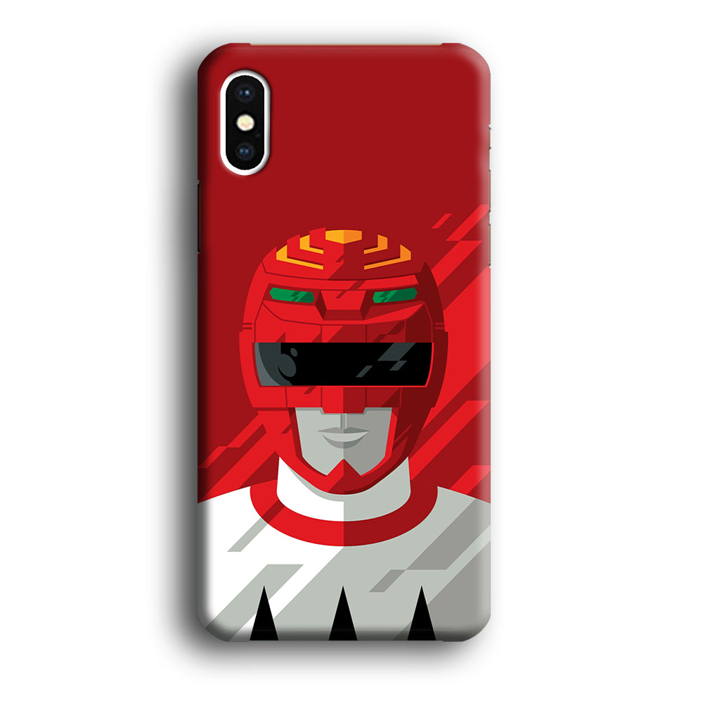 Power Rangers Red Leader iPhone X Case