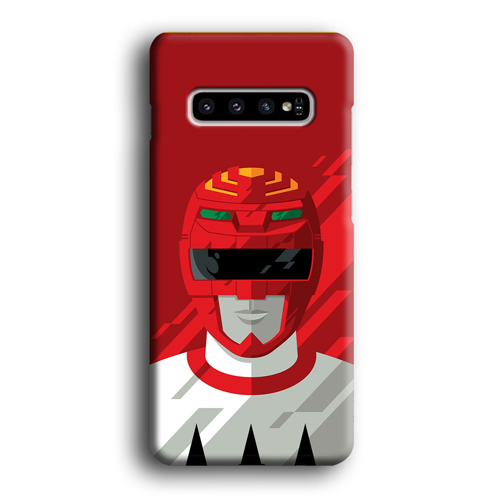 Power Rangers Red Leader Samsung Galaxy S10 Case