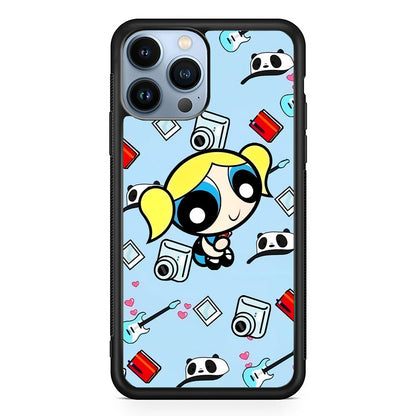 Powerpuff Girl Bubble Aesthetic iPhone 15 Pro Case