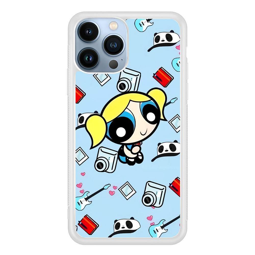 Powerpuff Girl Bubble Aesthetic iPhone 15 Pro Case