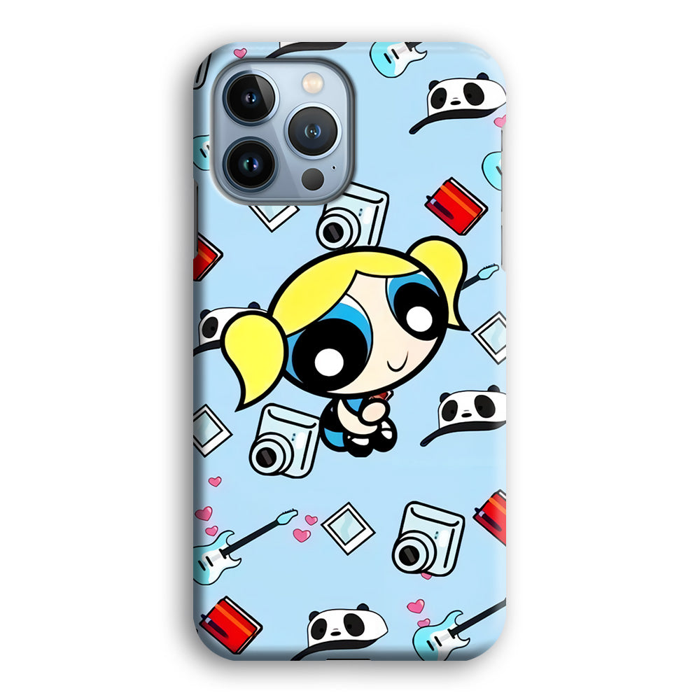 Powerpuff Girl Bubble Aesthetic iPhone 15 Pro Case