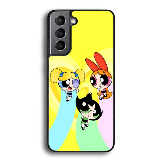 Powerpuff Girls Team As Family Samsung Galaxy S21 Case