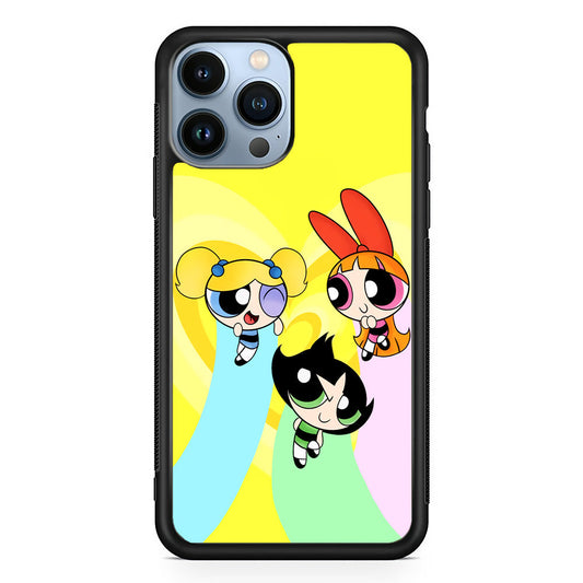 Powerpuff Girls Team As Family iPhone 14 Pro Case
