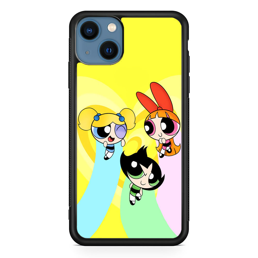 Powerpuff Girls Team As Family iPhone 15 Plus Case