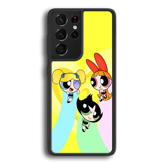 Powerpuff Girls Team As Family Samsung Galaxy S21 Ultra Case