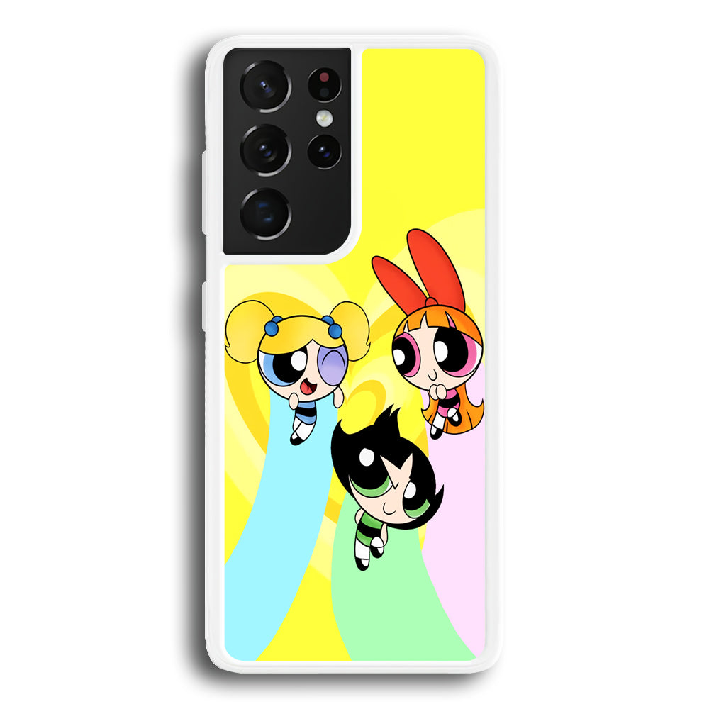 Powerpuff Girls Team As Family Samsung Galaxy S21 Ultra Case