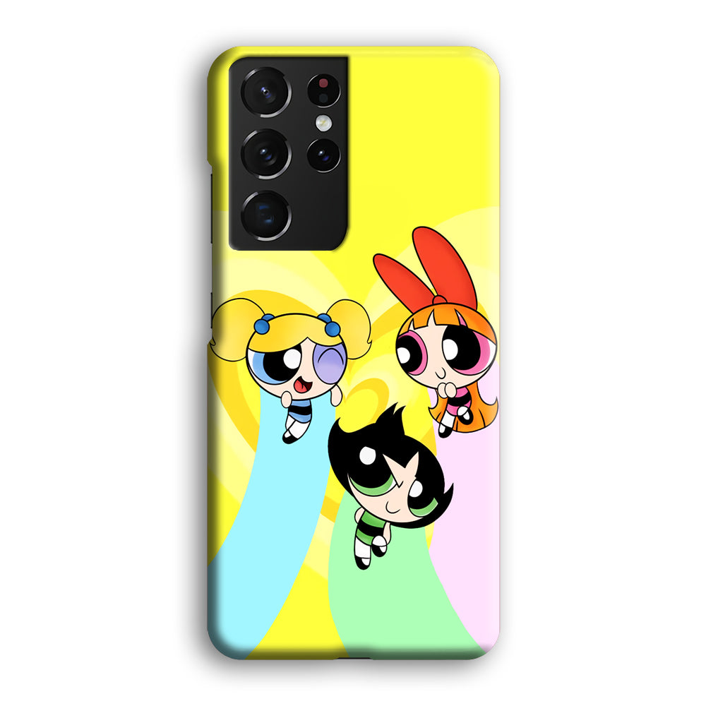 Powerpuff Girls Team As Family Samsung Galaxy S21 Ultra Case