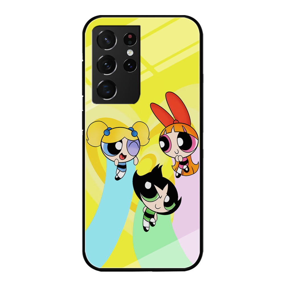 Powerpuff Girls Team As Family Samsung Galaxy S21 Ultra Case