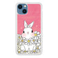 Rabbit Cute Flowers iPhone 14 Case