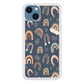 Rainbow Aesthetic Navy iPhone 15 Case