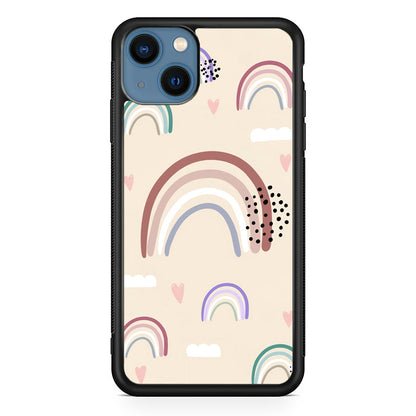 Rainbow Aesthetic Soft Colour iPhone 14 Case