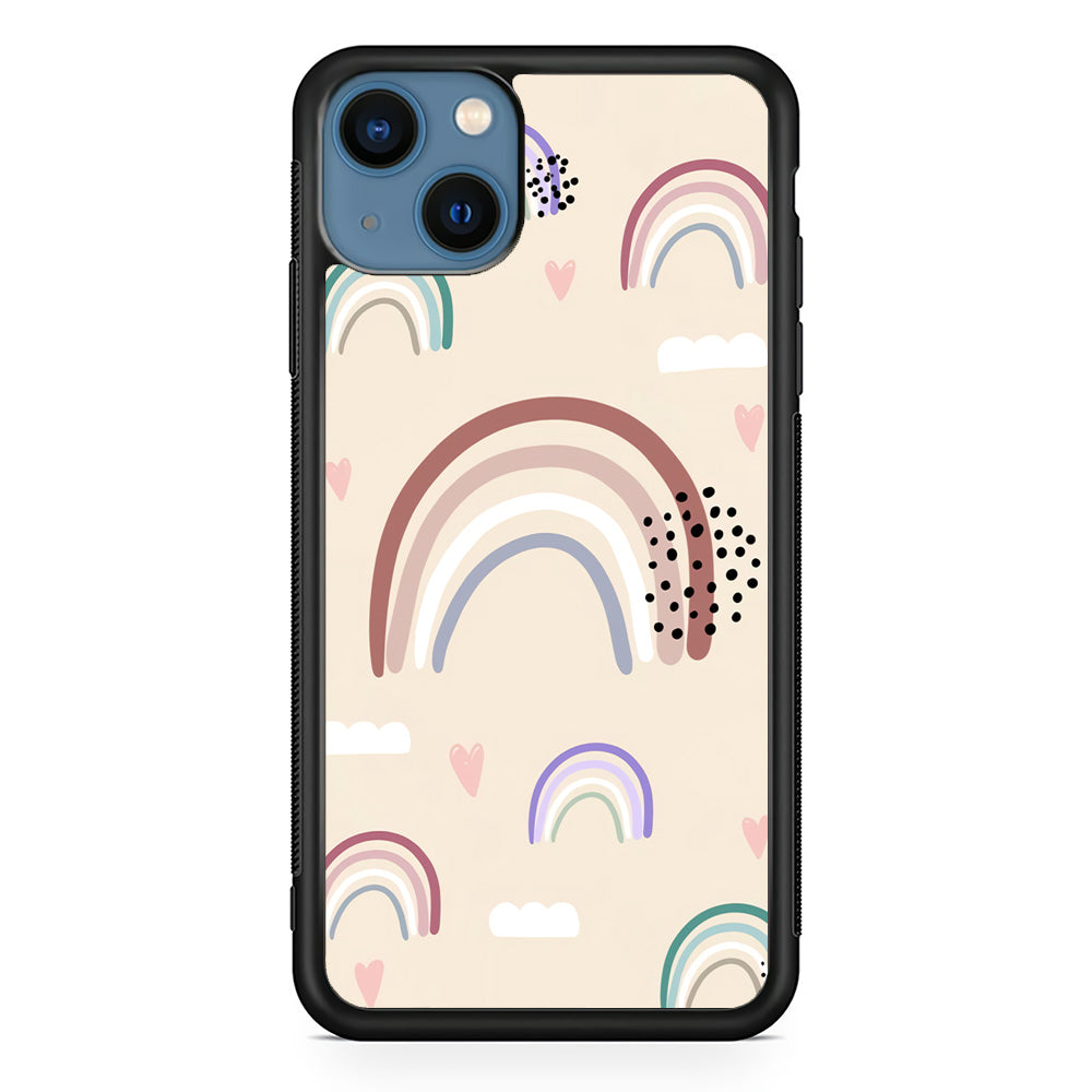 Rainbow Aesthetic Soft Colour iPhone 15 Plus Case