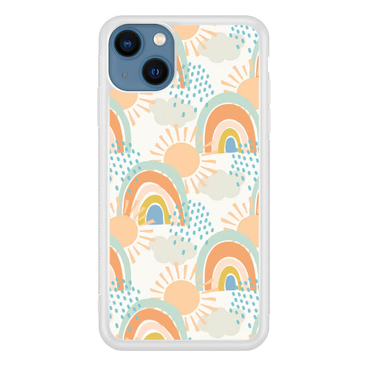 Rainbow Aesthetic Sun iPhone 14 Case