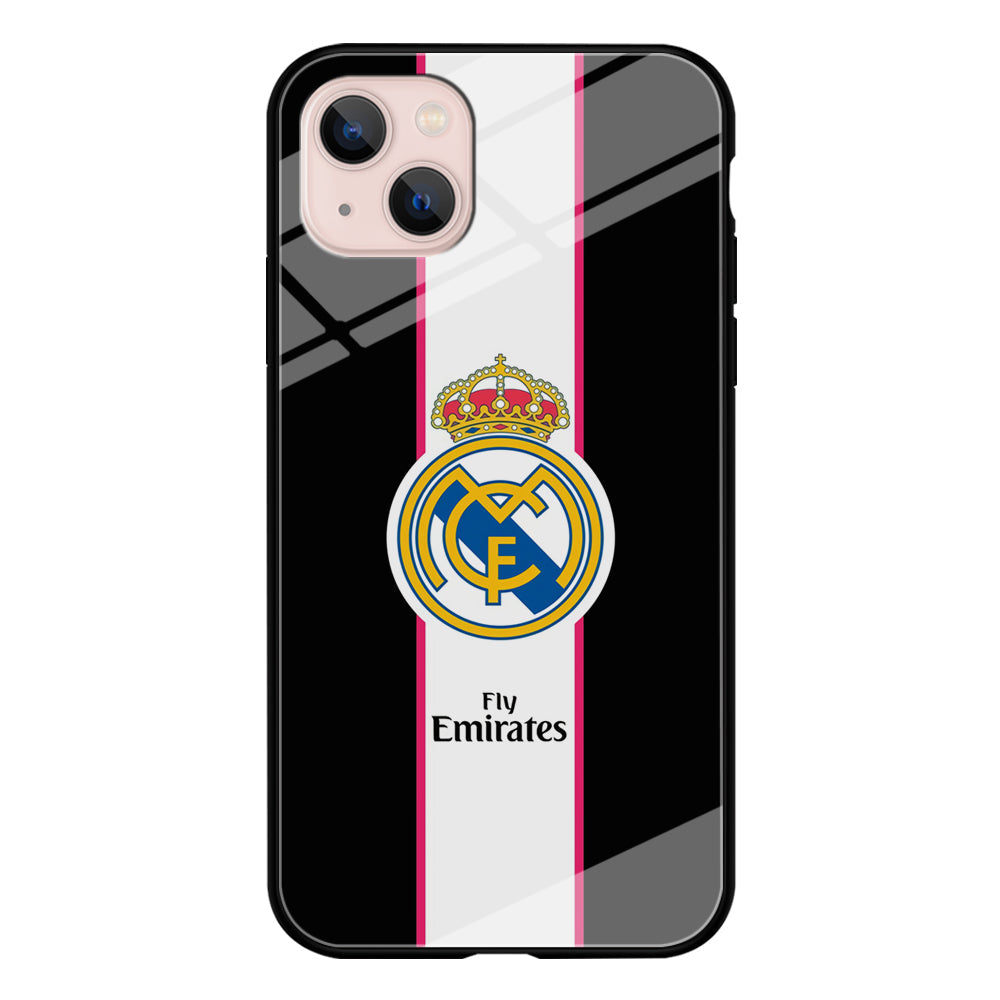 Real Madrid Stripe and Black iPhone 15 Case