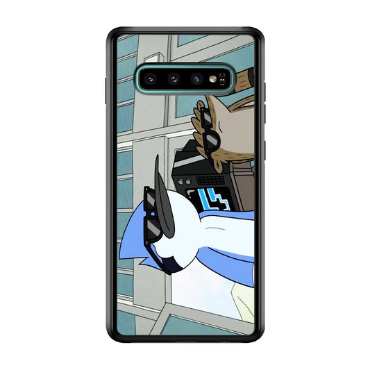 Regular Show Mordecai Abd And Rigby Samsung Galaxy S10 Plus Case