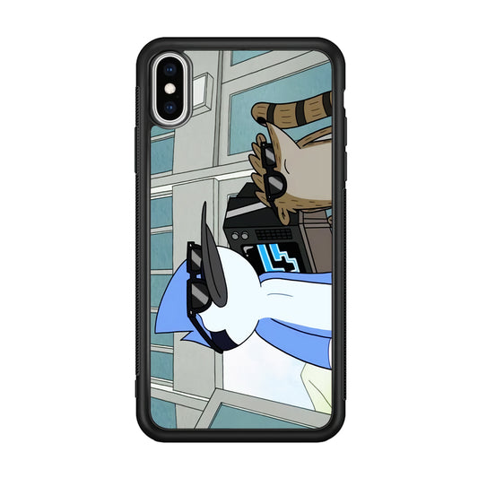 Regular Show Mordecai Abd And Rigby iPhone X Case