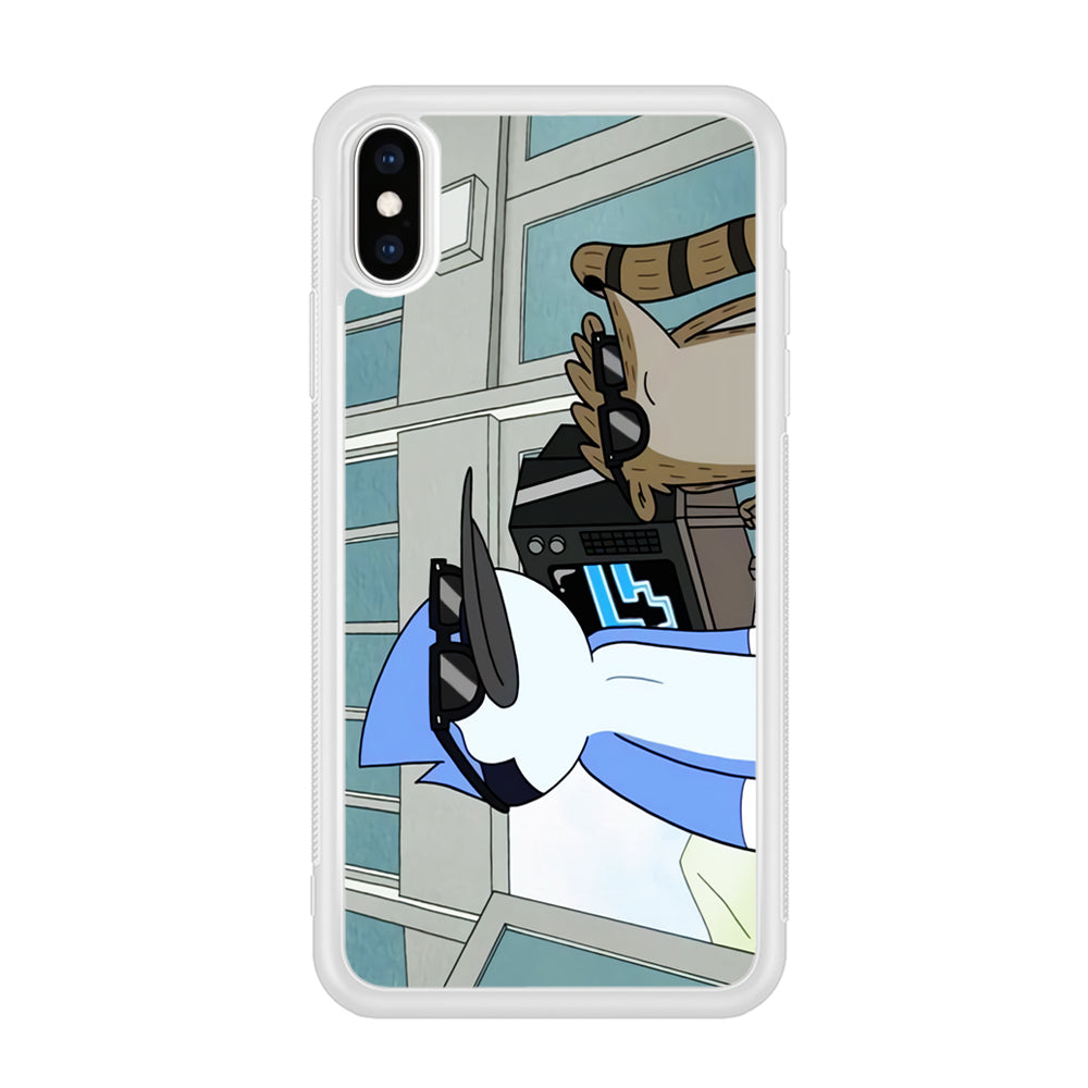 Regular Show Mordecai Abd And Rigby iPhone X Case