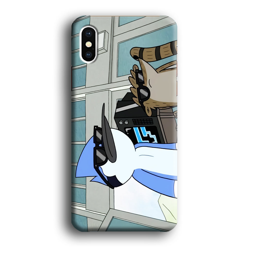 Regular Show Mordecai Abd And Rigby iPhone X Case