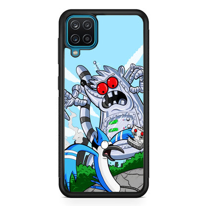 Regular Show Mordecai Battle Rigby Robot Samsung Galaxy A12 Case