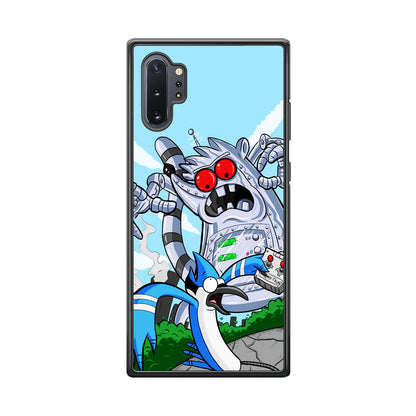 Regular Show Mordecai Battle Rigby Robot Samsung Galaxy Note 10 Plus Case