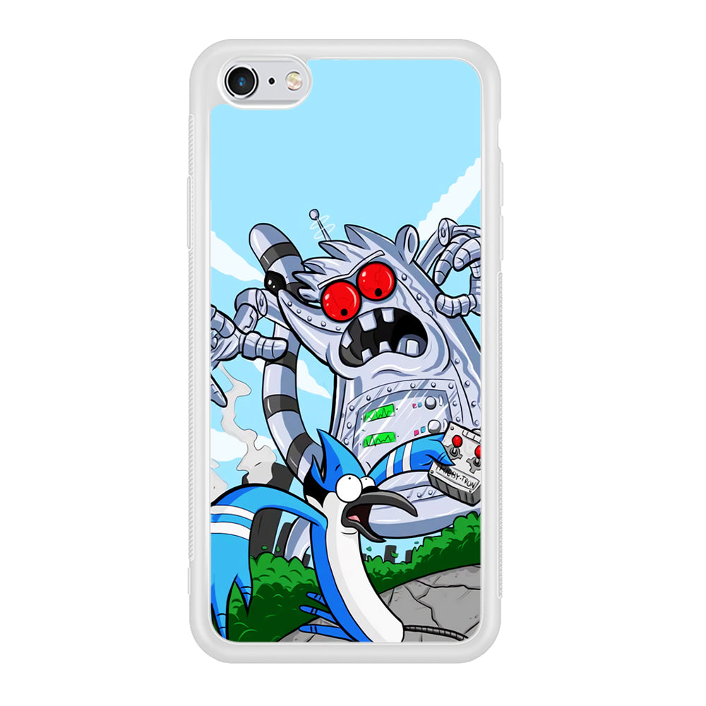 Regular Show Mordecai Battle Rigby Robot iPhone 6 | 6s Case