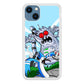 Regular Show Mordecai Battle Rigby Robot iPhone 15 Case