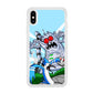 Regular Show Mordecai Battle Rigby Robot iPhone X Case