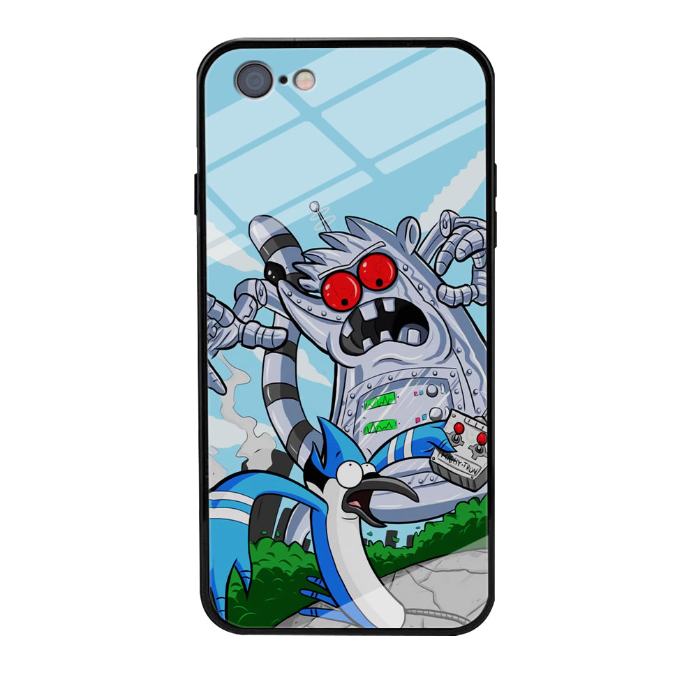 Regular Show Mordecai Battle Rigby Robot iPhone 6 | 6s Case