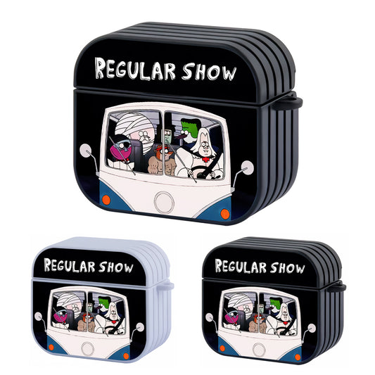 Regular Show Rigby And Friends Night Trip Hard Plastic Case Cover For Apple Airpods 3