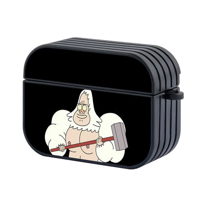 Regular Show Skips Angry Hard Plastic Case Cover For Apple Airpods Pro